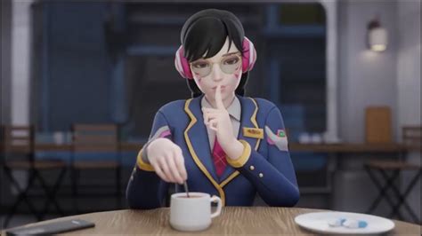 dva coffee break by aphy3d|D.Va [Animation] 